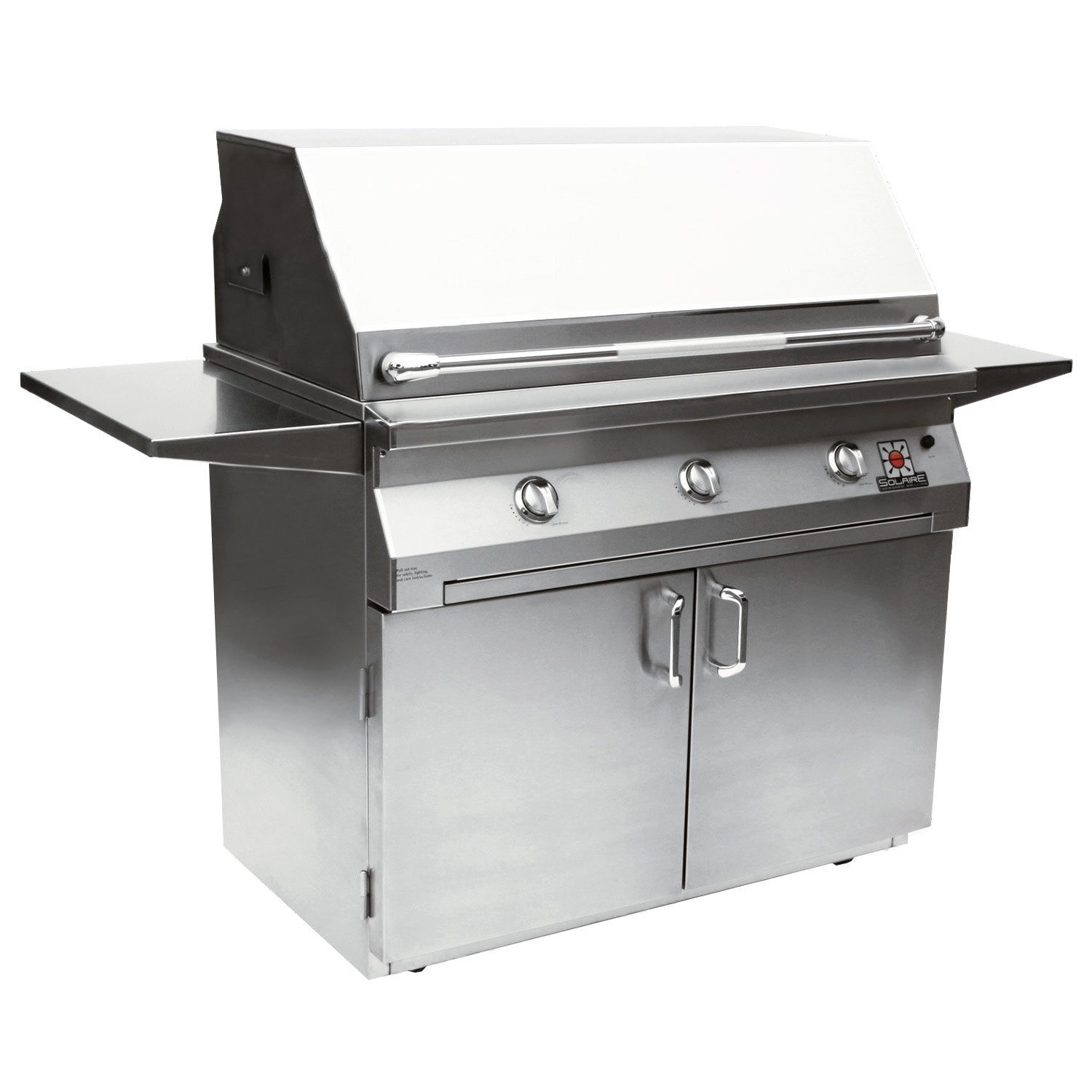 Solaire IRBQ-42 42-Inch Freestanding Grill on 2-Door Cart