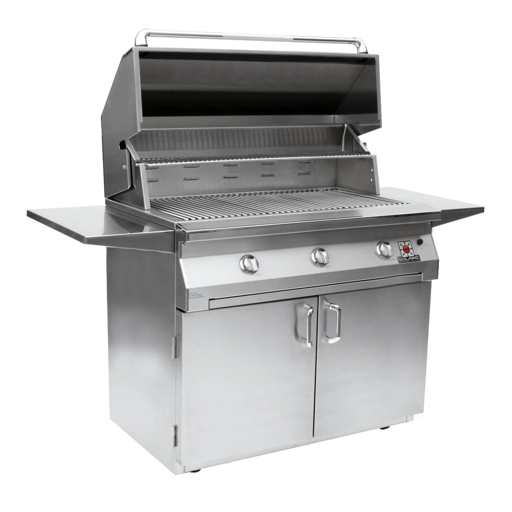 Solaire IRBQ-42 42-Inch Freestanding Grill on 2-Door Cart