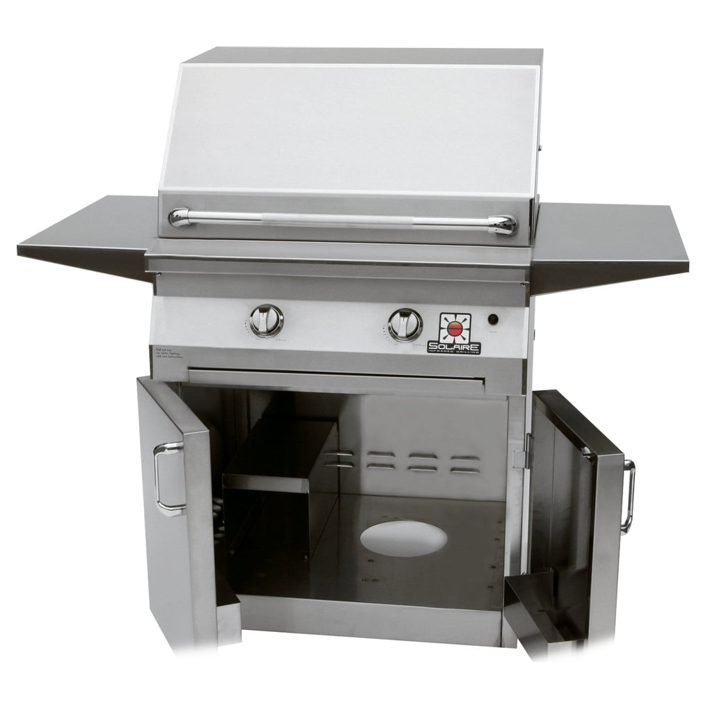 Solaire IRBQ-30 30-Inch Freestanding Grill on 2-Door Cart