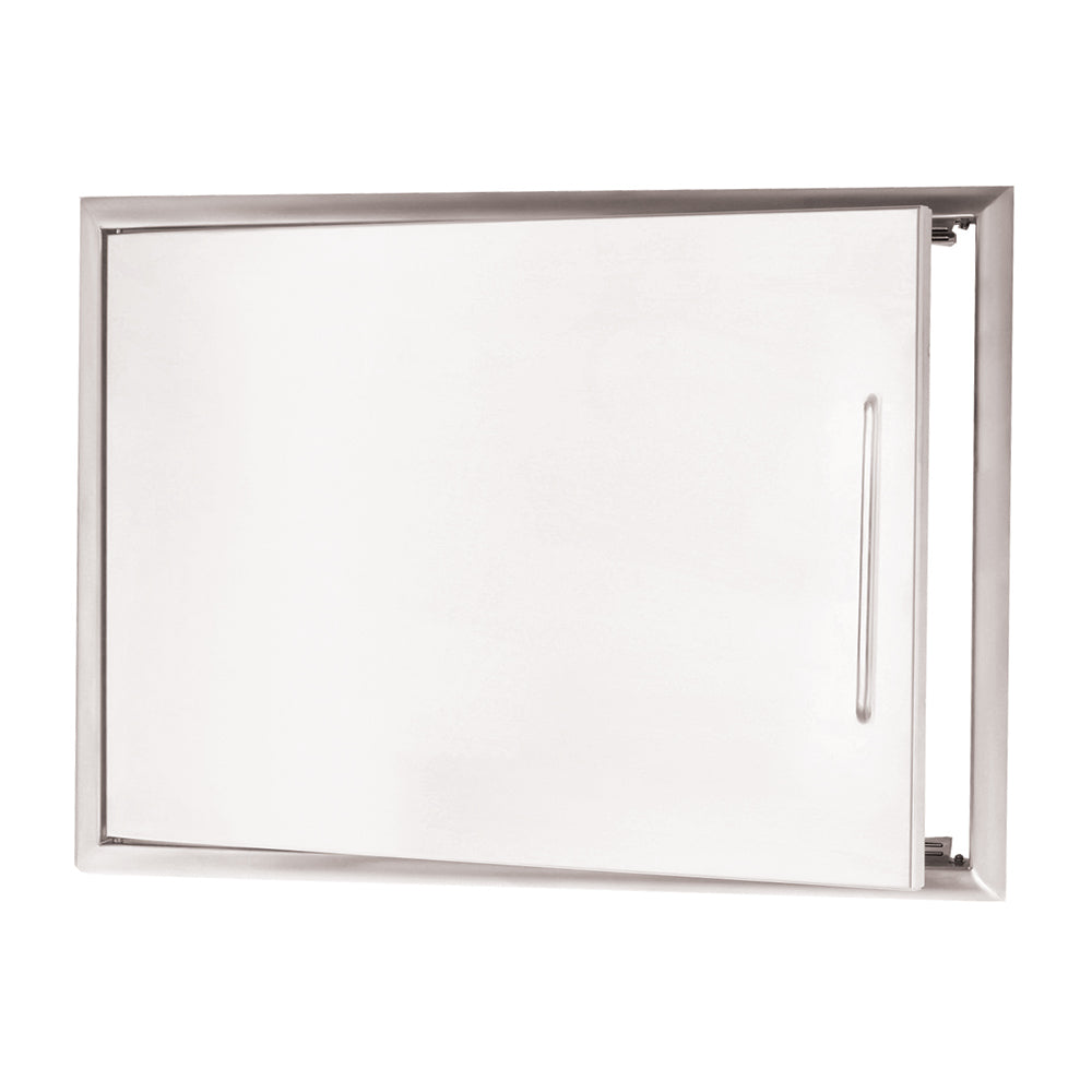 Saber Stainless Steel Horizontal Single Access Door with Paper Towel Holder, 26x19-Inches
