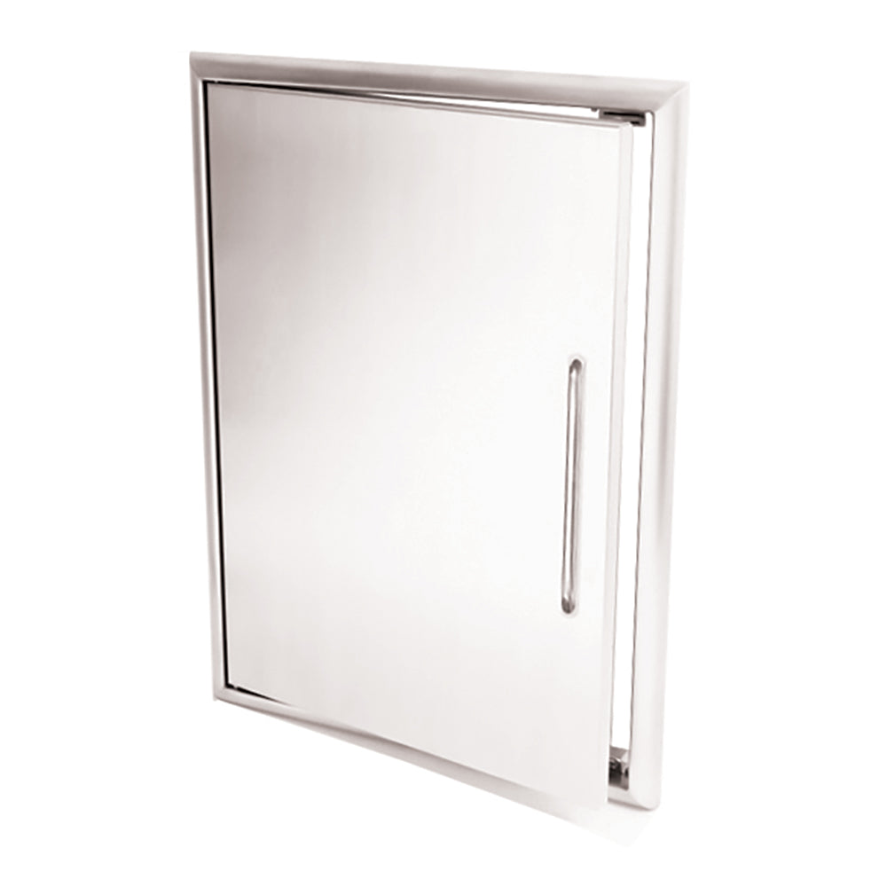 Saber Stainless Steel Vertical Single Access Door with Paper Towel Holder, 19x26-Inches