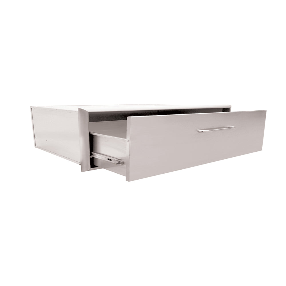 Saber Stainless Steel Single Storage Drawer, 25x21-Inches