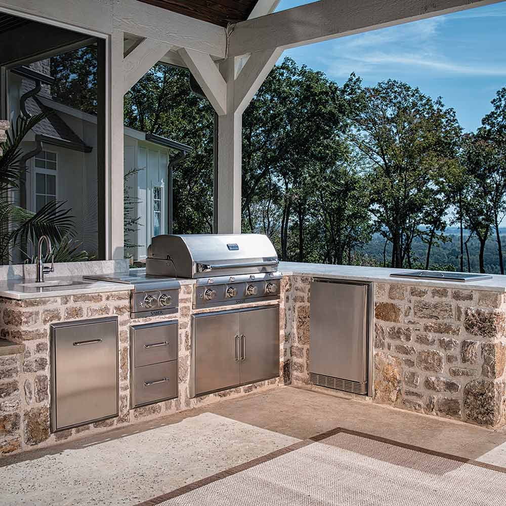 Saber Stainless Steel Drop-In Ice Chest