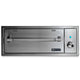 Built-in warming drawer, stainless door with interior heating bar and blue indicator light.