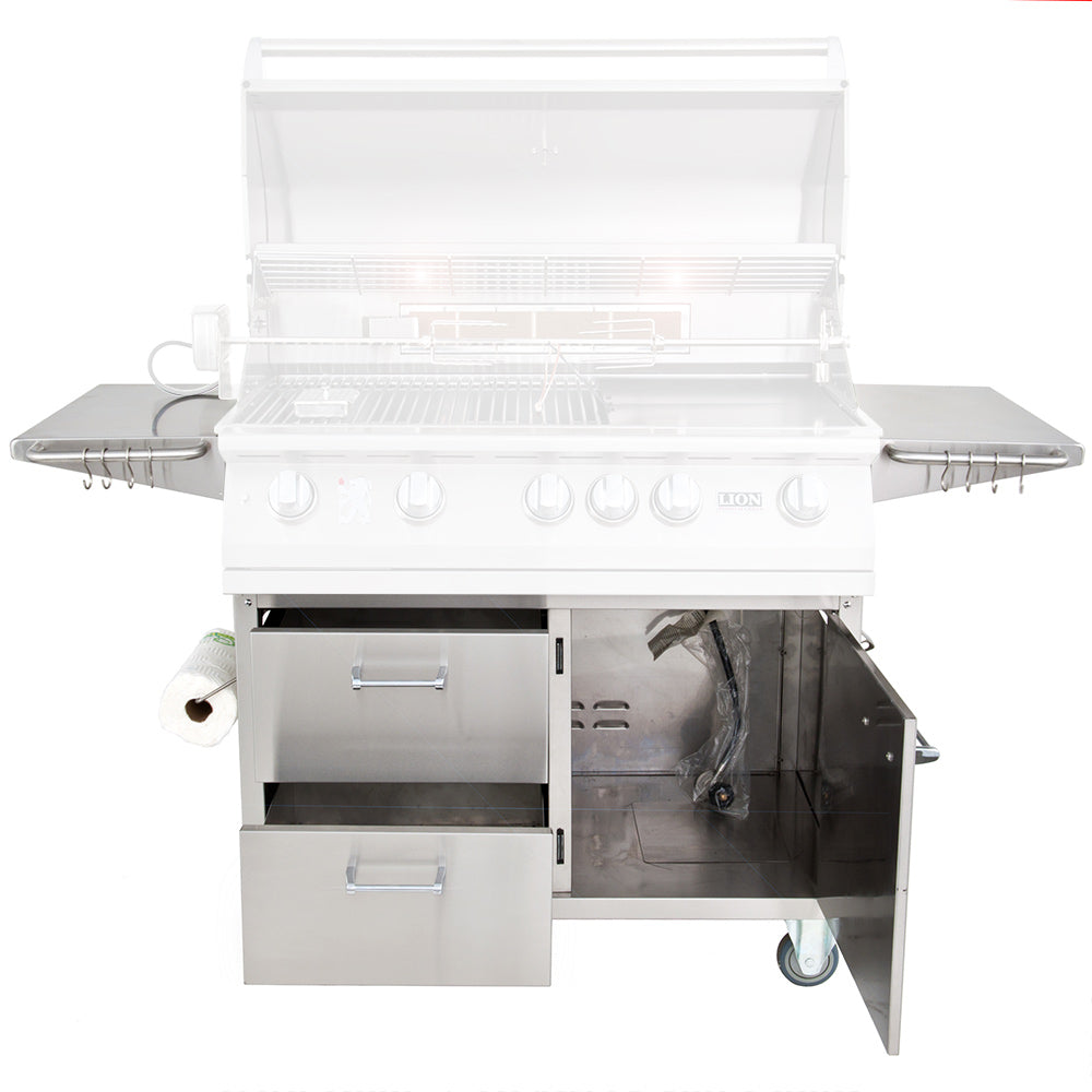 Lion Grill Cart for 40-Inch BBQ Grill