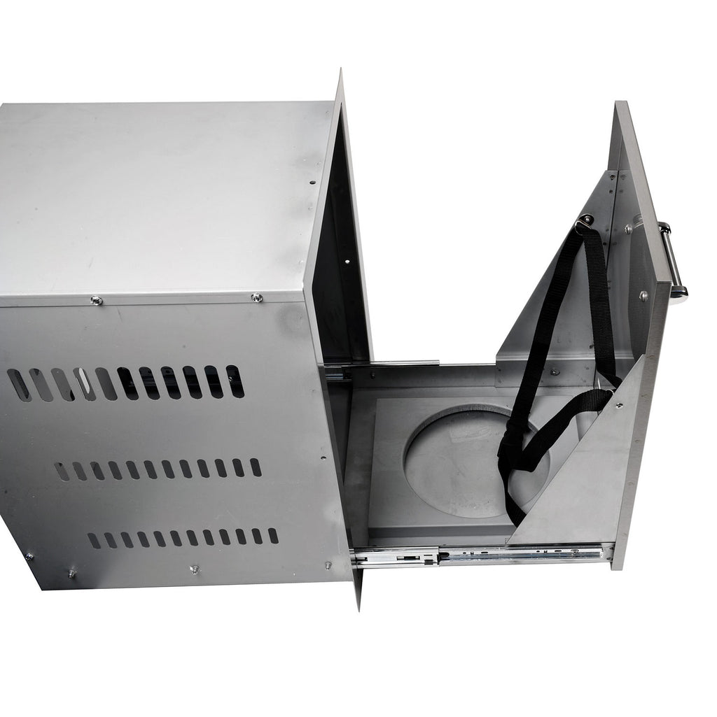 Lion Stainless Steel Multi-Functional Bin, 16.5x22.4375-Inches