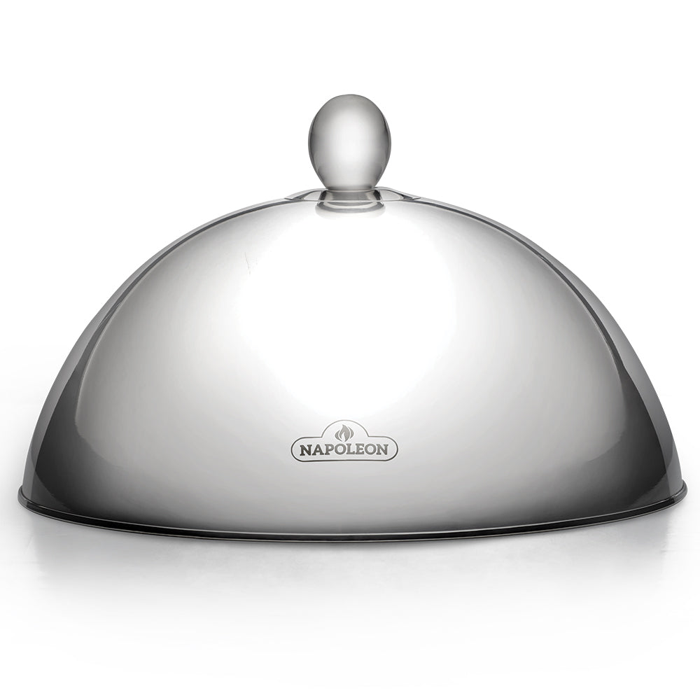 Stainless steel cooking dome lid with round knob