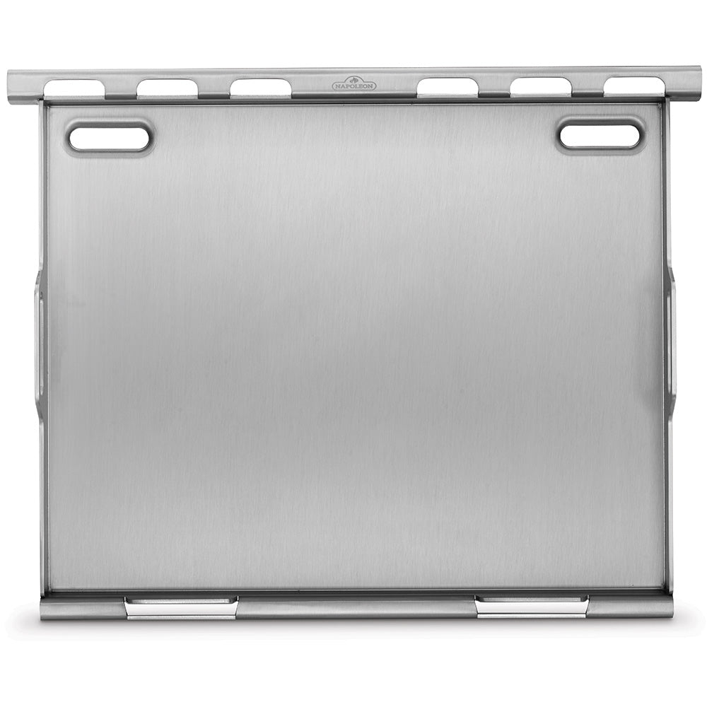 Napoleon griddle insert stainless steel tray with side handles