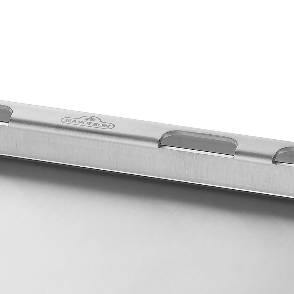 Napoleon griddle insert stainless steel edge with logo