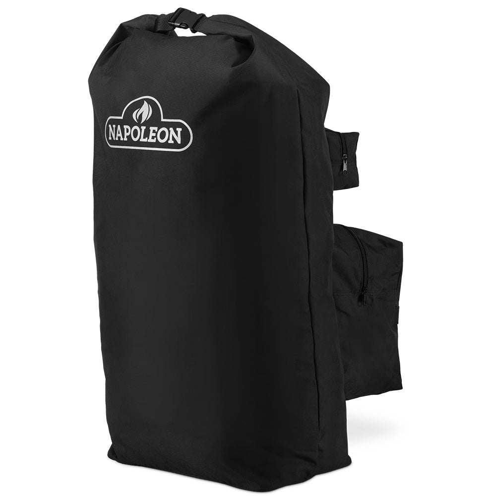 Napoleon dry storage bag, black with side handle and zipper pocket
