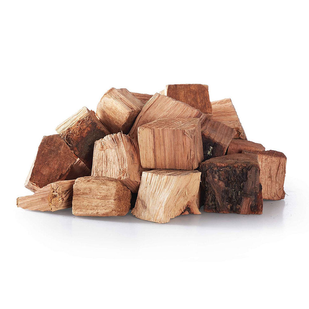 Assorted wood chunks for BBQ smoke flavor enhancement