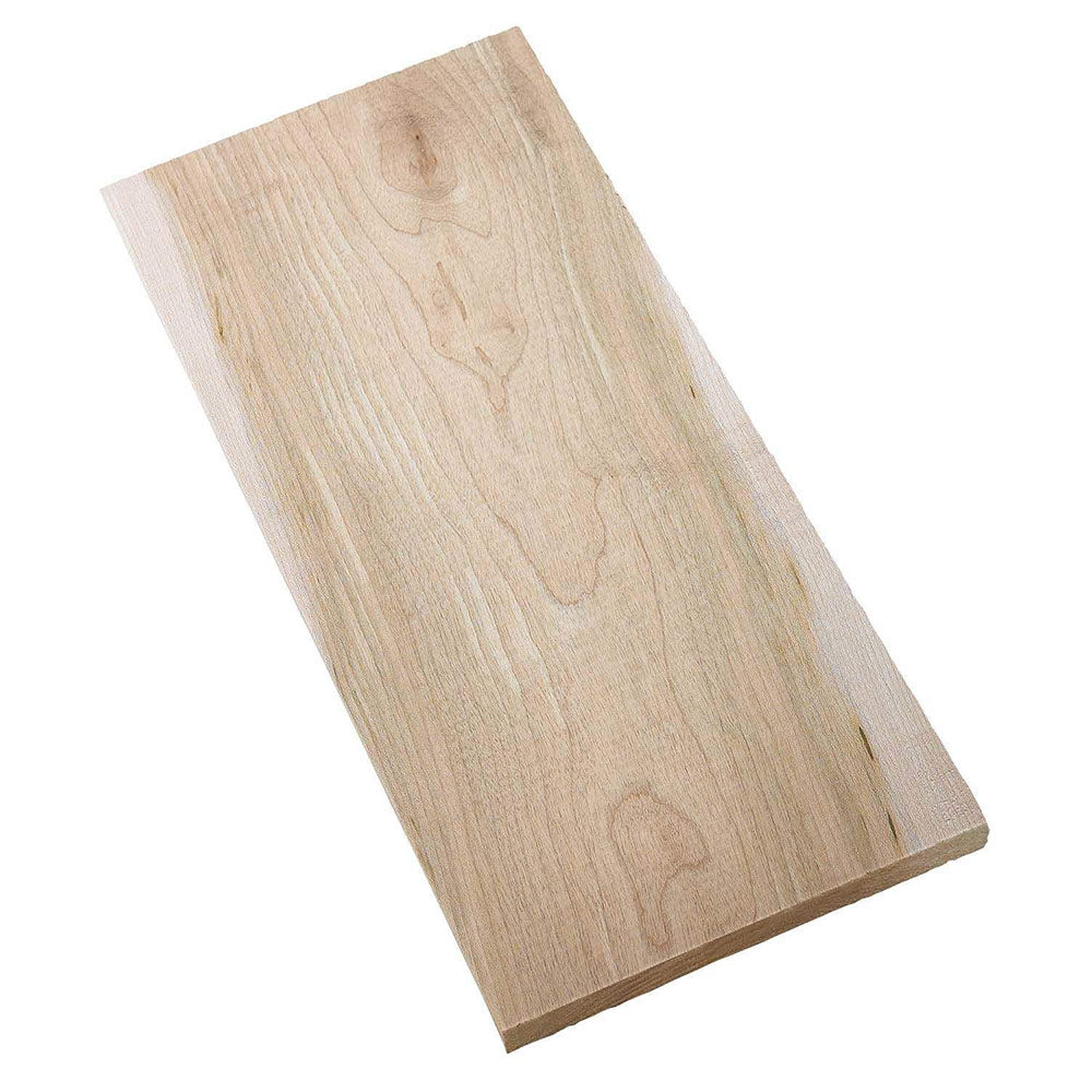 Wood plank for BBQ smoke flavor enhancement
