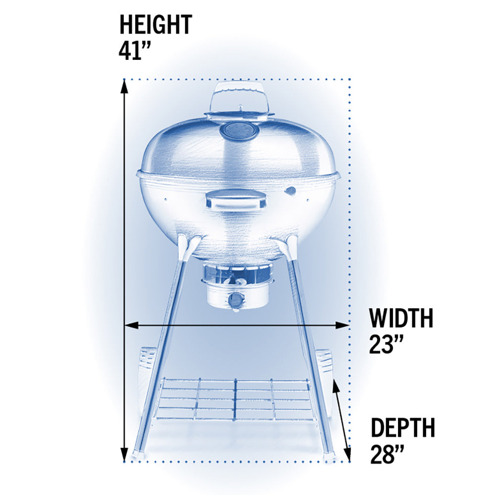 Napoleon Premium 18-Inch Charcoal Kettle Grill
