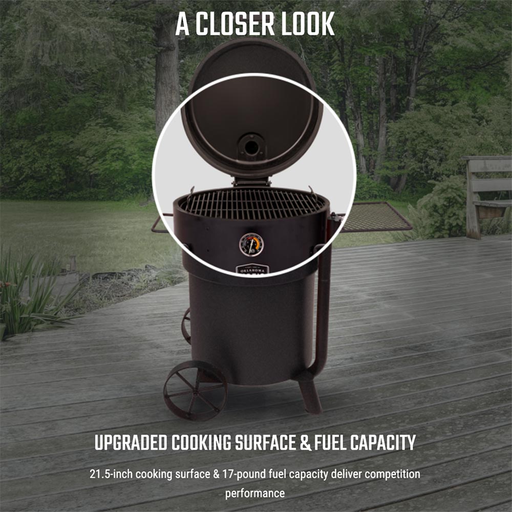 Oklahoma Joe's OKJ-19202 Anthem Series Bronco Pro Drum Smoker