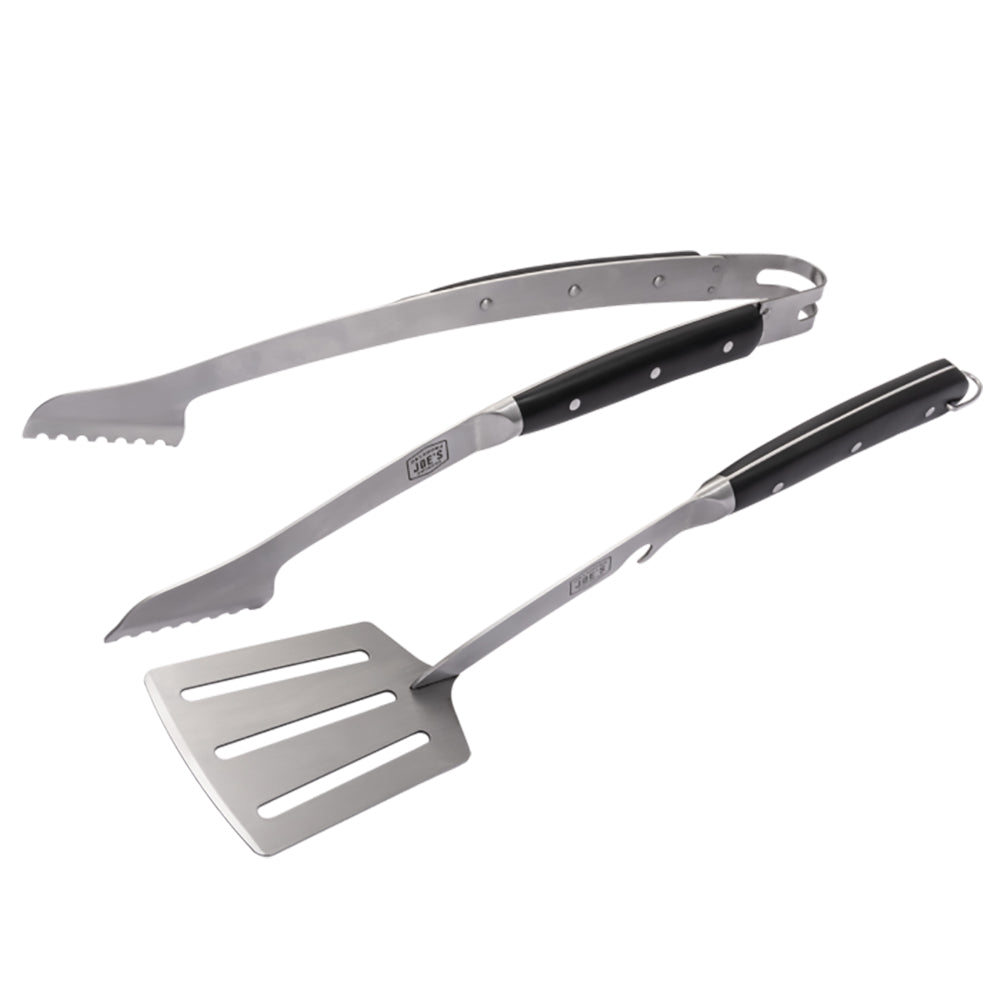 Oklahoma Joe's Blacksmith 2-Piece Tong & Spatula Tool Set