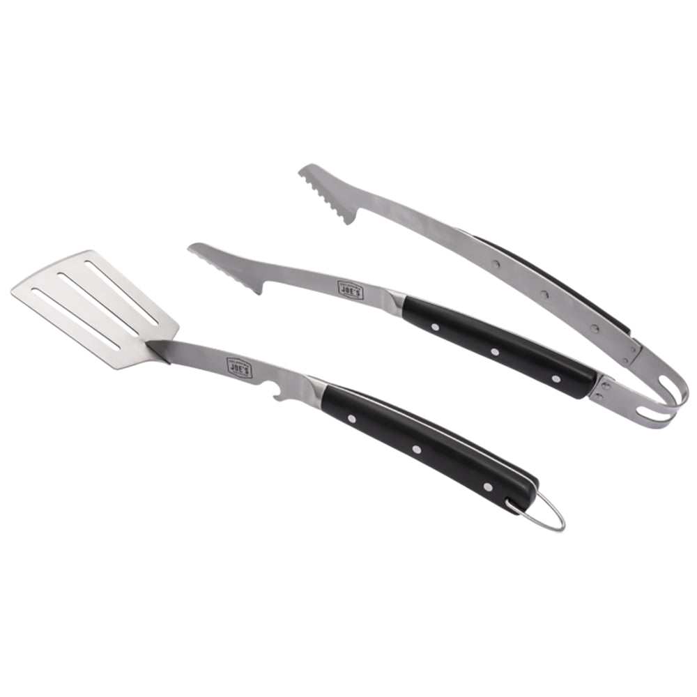 Oklahoma Joe's Blacksmith 2-Piece Tong & Spatula Tool Set