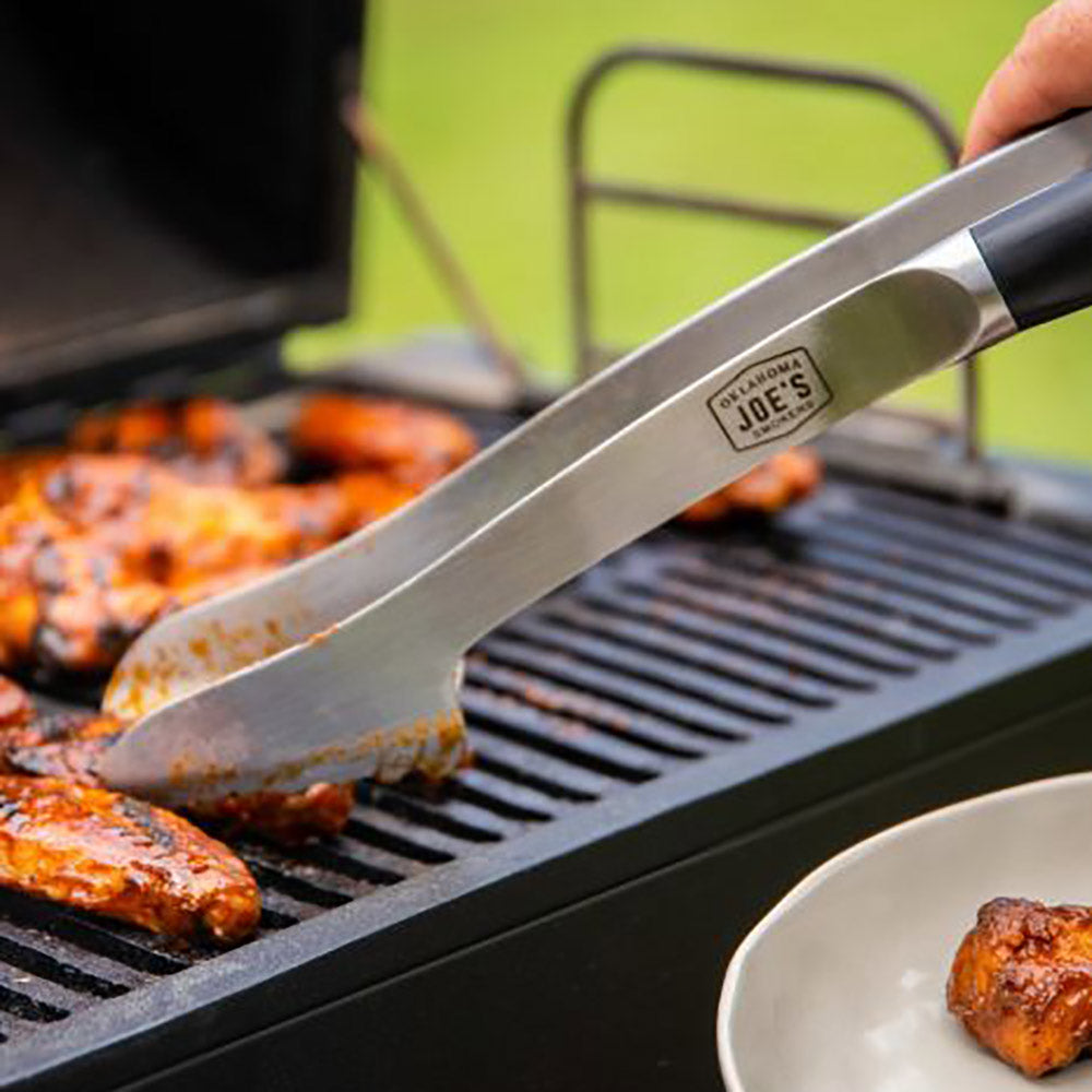 Oklahoma Joe's Blacksmith 2-Piece Tong & Spatula Tool Set