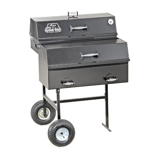 The Good-One Generation III Open Range Natural Wood Smoker and Grill, On Cart
