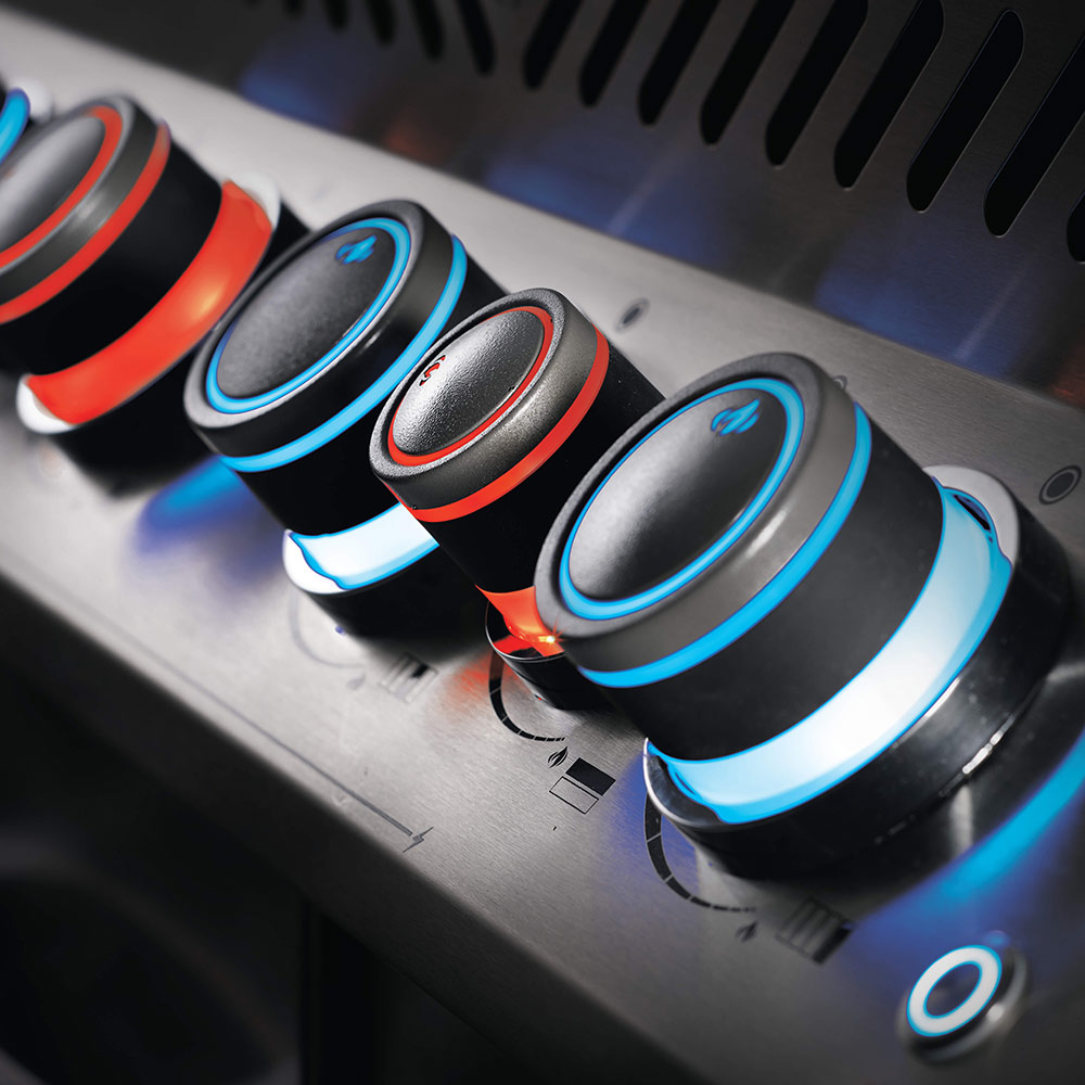 Napoleon P500RSIB-3 Prestige 500 Gas Grill On Cart with Rotisserie and Side Burner, 28-Inches