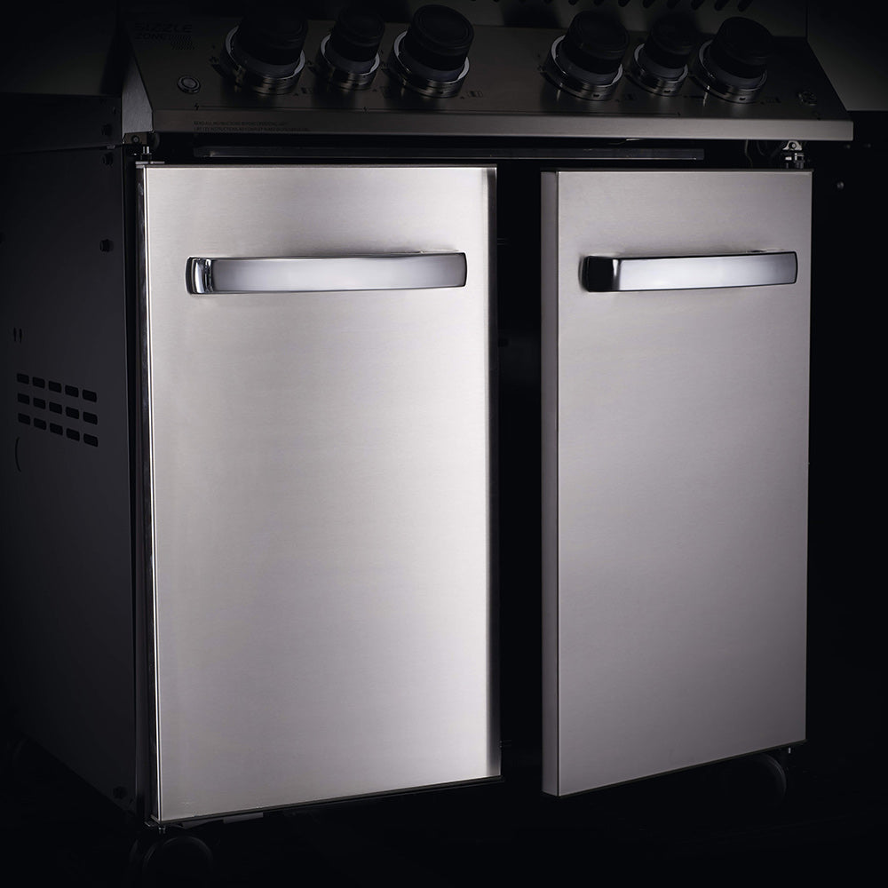 Napoleon P500RSIB-3 Prestige 500 Gas Grill On Cart with Rotisserie and Side Burner, 28-Inches