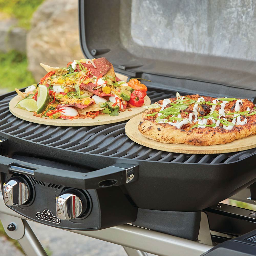 Napoleon TravelQ Portable Grill with Scissor Cart, Propane