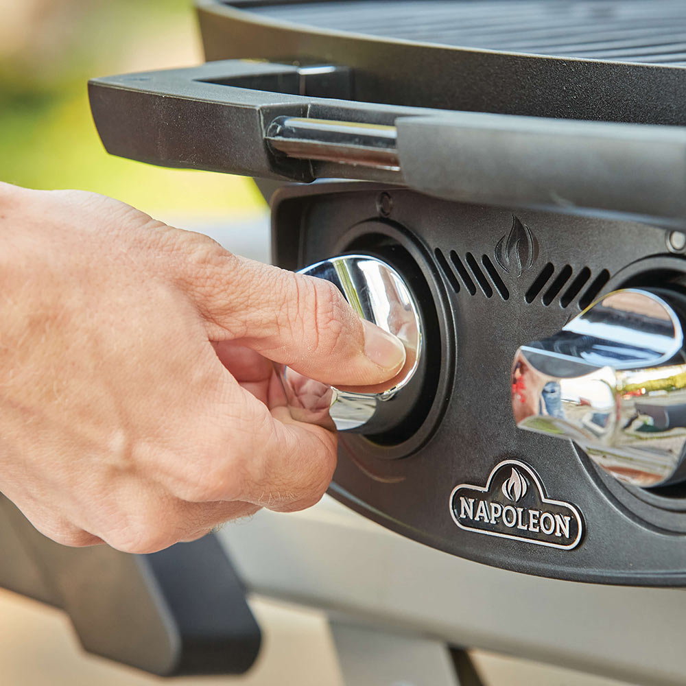 Napoleon TravelQ Portable Grill with Scissor Cart, Propane