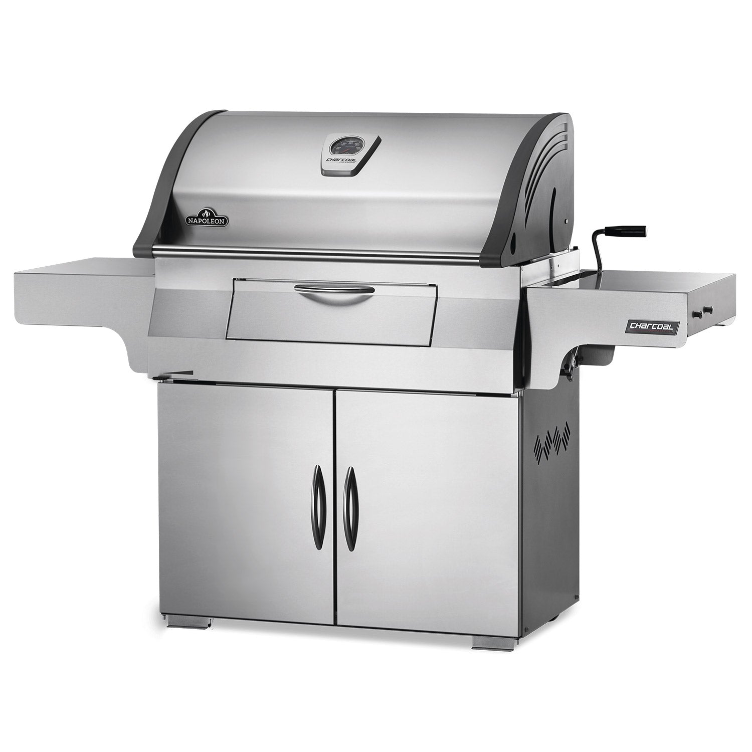 Napoleon 34" Stainless Steel Freestanding Charcoal Grill