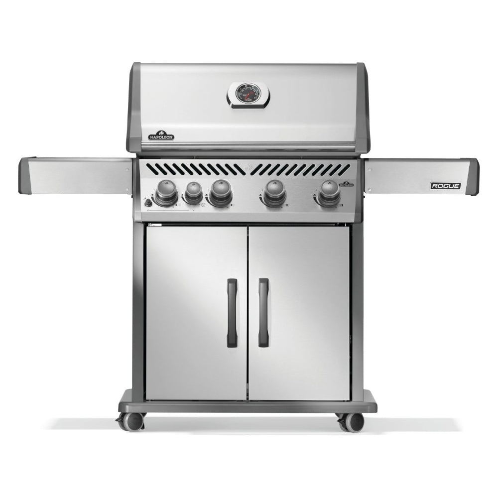 Napoleon Rogue 525 Gas Grill with Range Side Burner, Stainless Steel