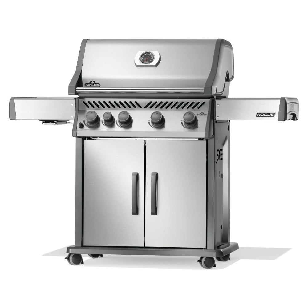 Napoleon Rogue 525 Gas Grill with Range Side Burner, Stainless Steel