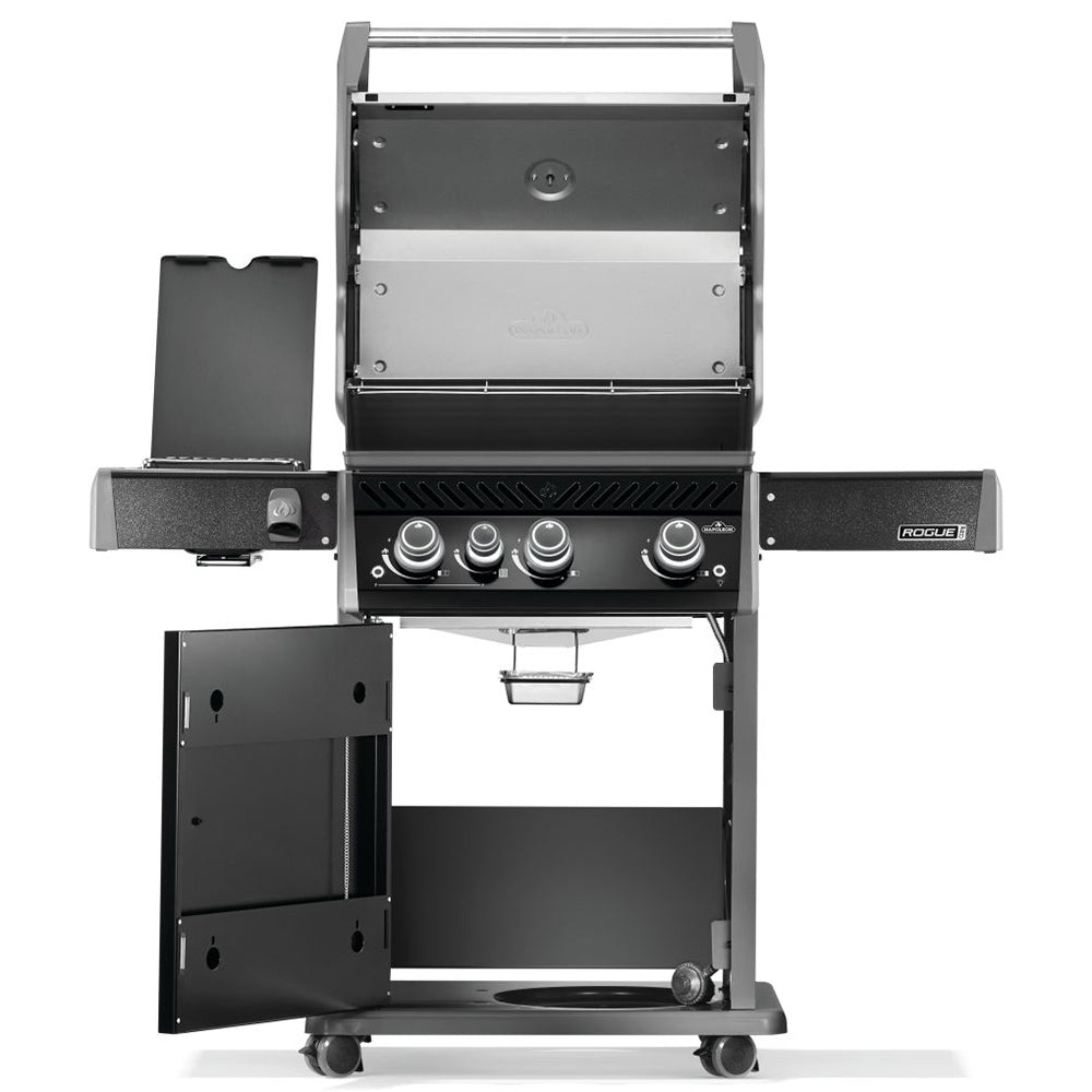 Napoleon Rogue PRO 425 Gas Grill On Cart With Infrared Side Burner