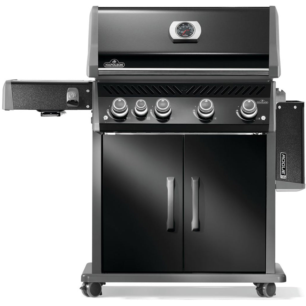 Napoleon Rogue PRO 525 Gas Grill On Cart With Infrared Side Burner