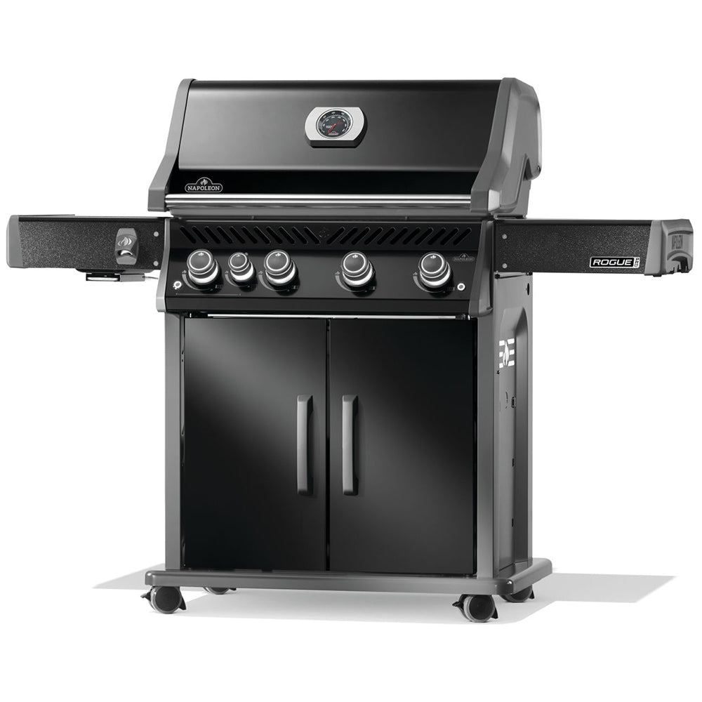 Napoleon Rogue PRO 525 Gas Grill On Cart With Infrared Side Burner