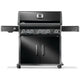 Napoleon Rogue PRO 625 Gas Grill On Cart With Infrared Side Burner