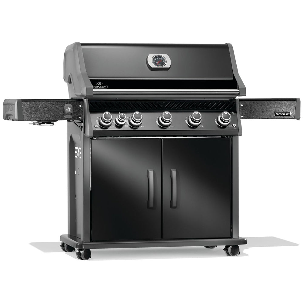 Napoleon Rogue PRO 625 Gas Grill On Cart With Infrared Side Burner