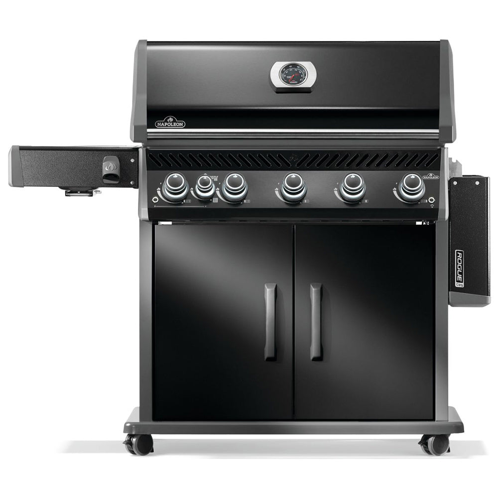 Napoleon Rogue PRO 625 Gas Grill On Cart With Infrared Side Burner