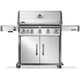 Napoleon Rogue PRO 625 Gas Grill On Cart With Infrared Side Burner