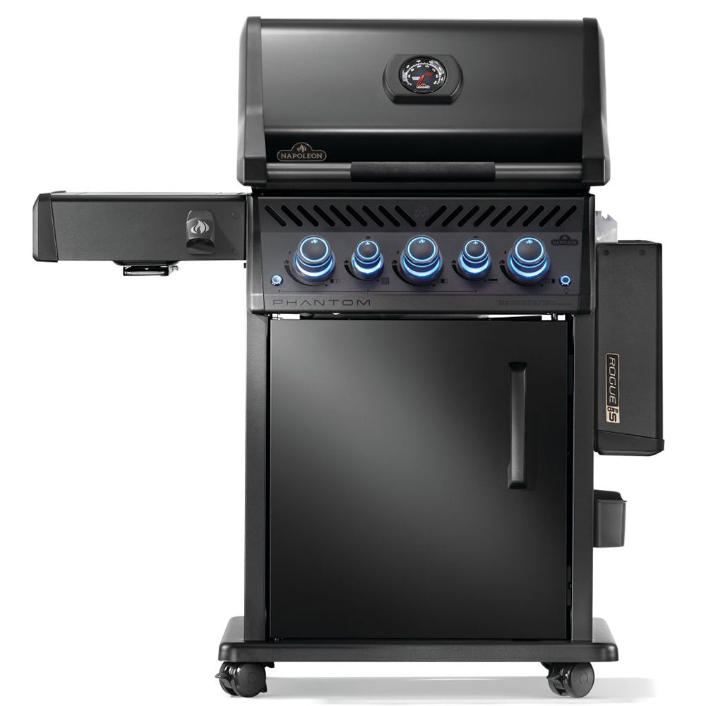 Napoleon Phantom Rogue PRO-S Gas Grill On Cart with Infrared Side and Rear Burners