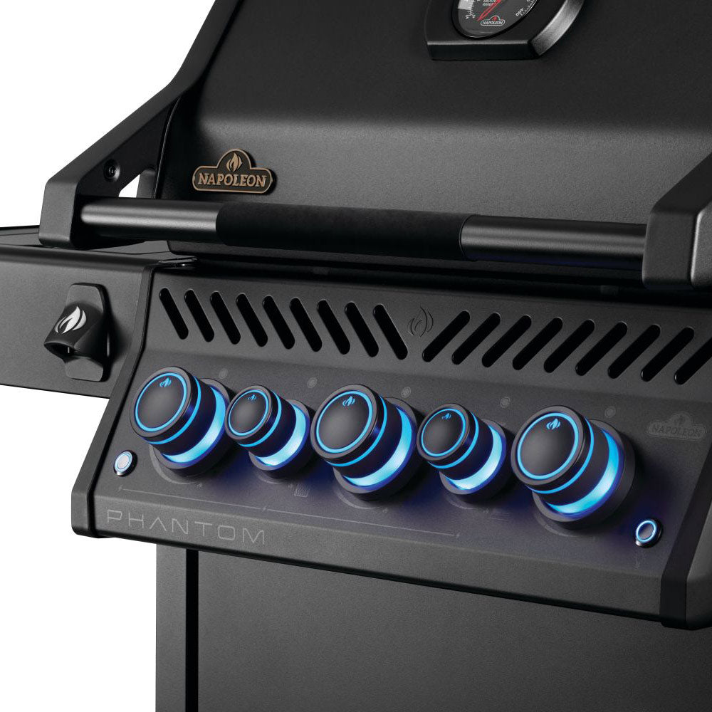 Napoleon Phantom Rogue PRO-S Gas Grill On Cart with Infrared Side and Rear Burners