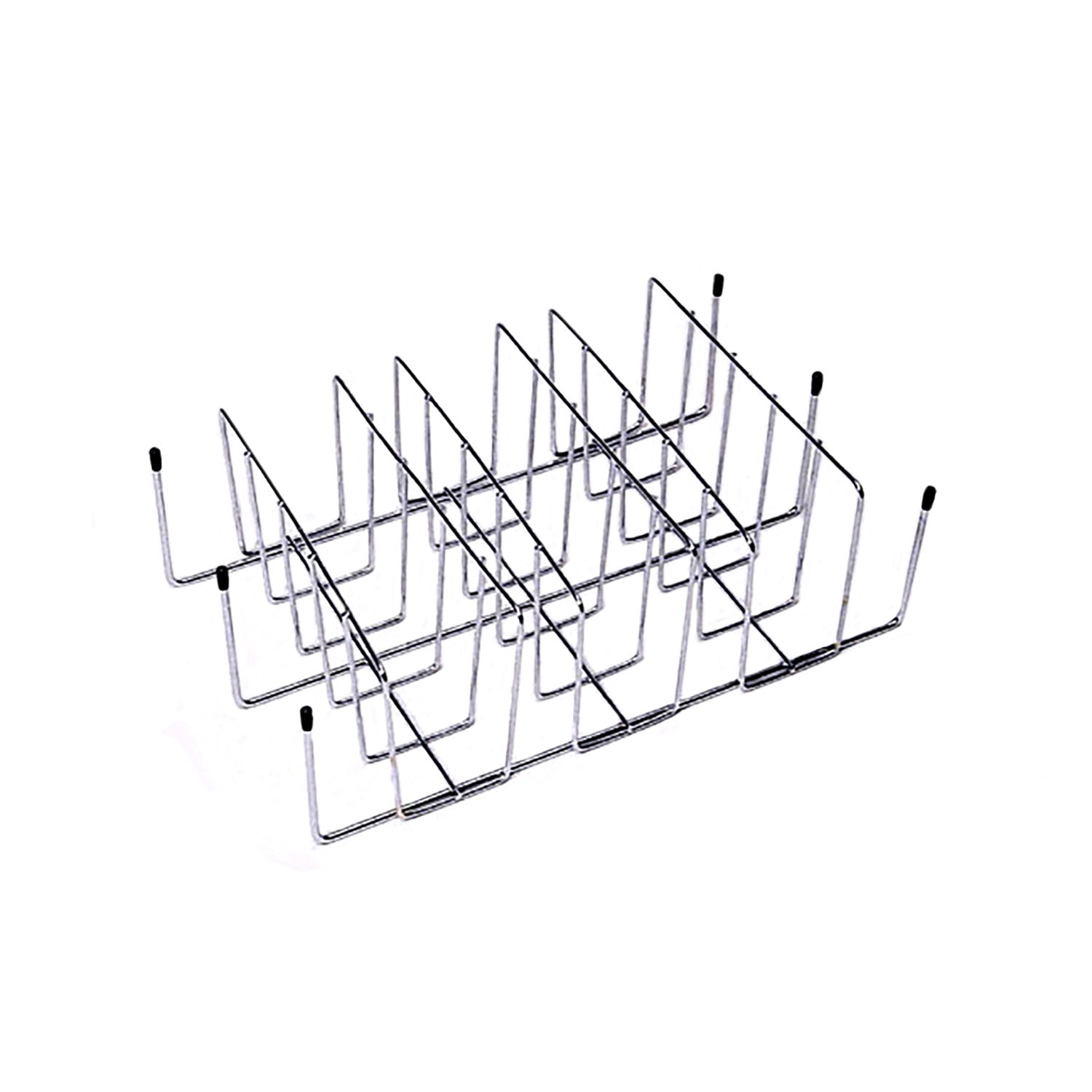 Modern Home Products Nickel Plated Steel Rib and Potato Rack, 12x8-Inch