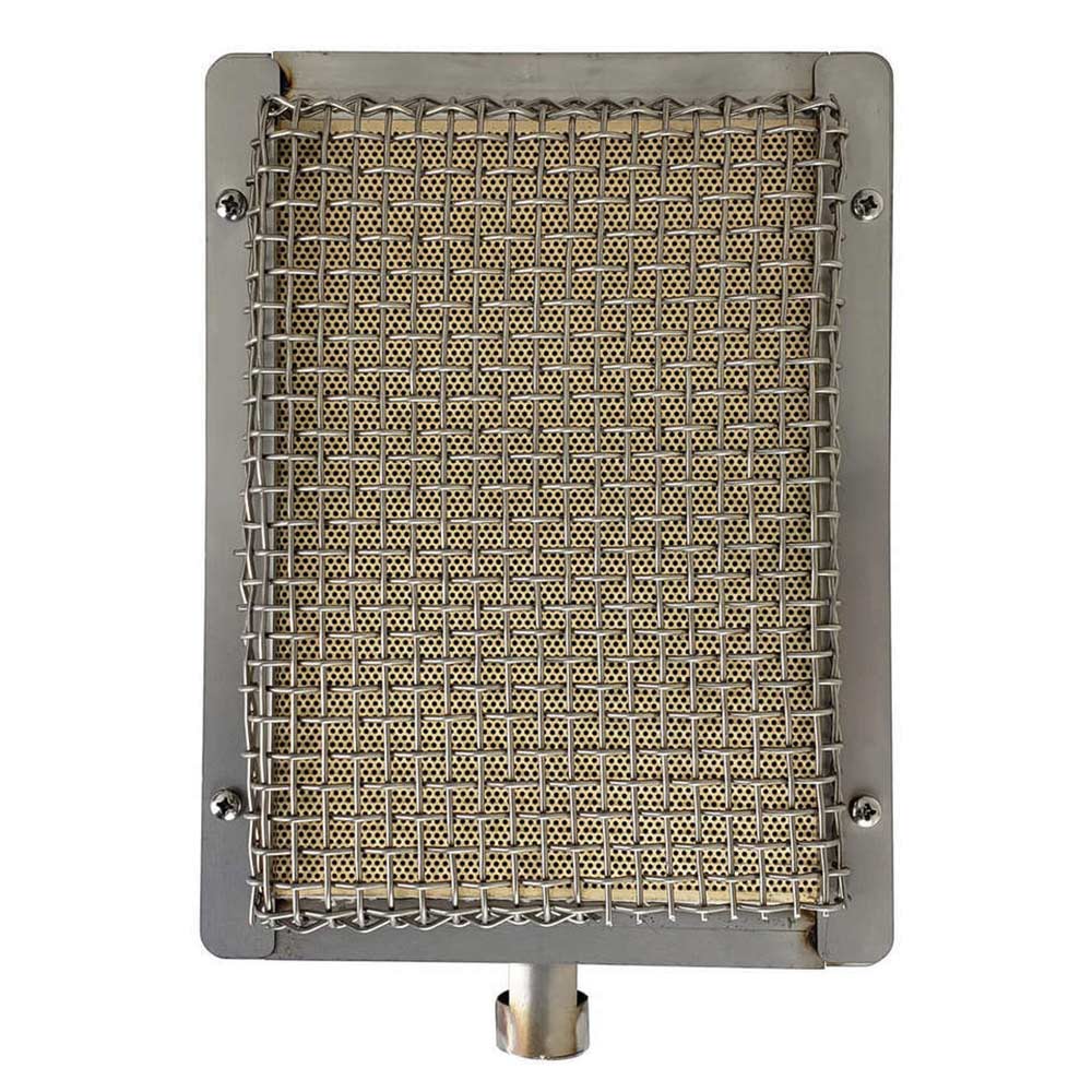 Infrared grill burner screen, wire mesh with metal mounting frame