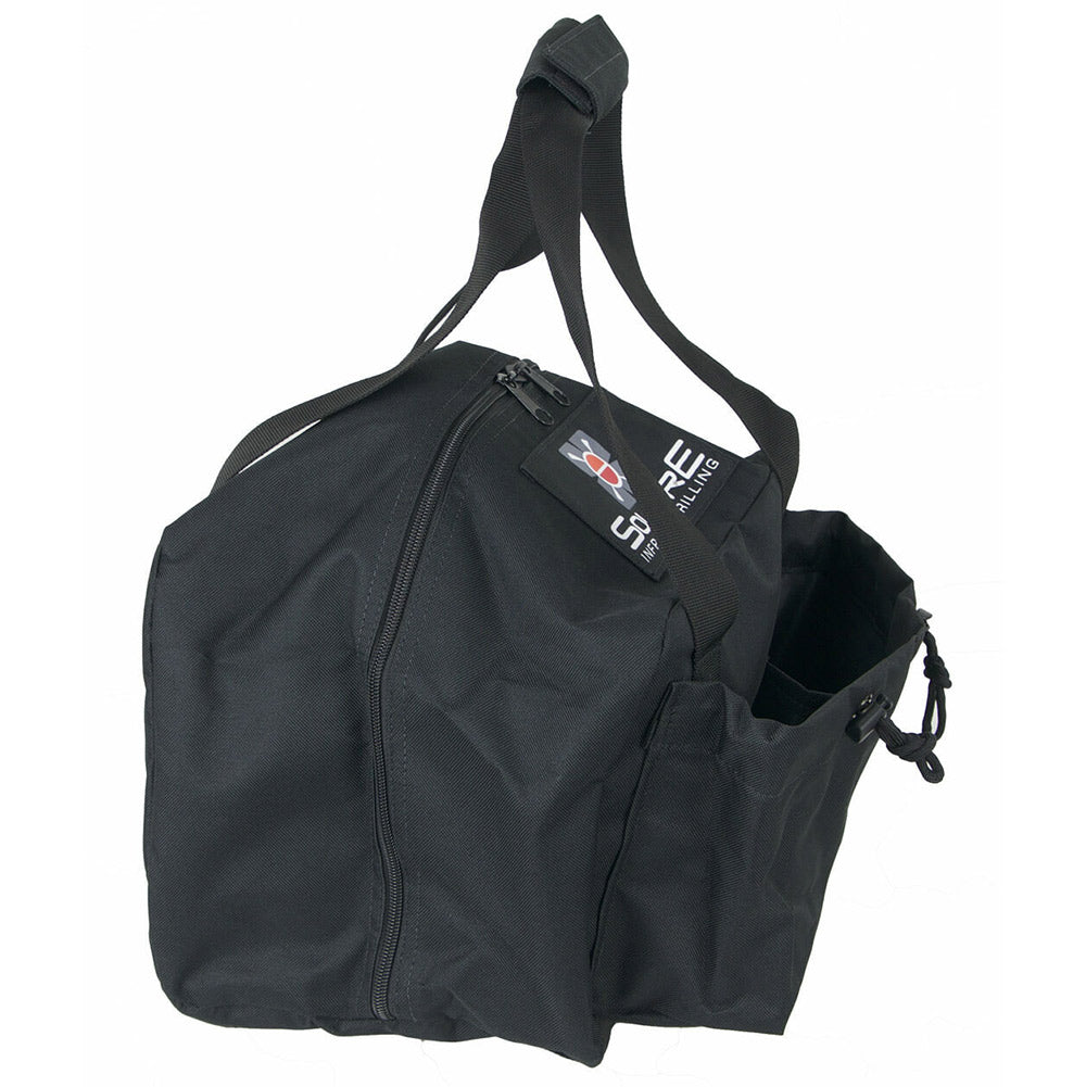 Dark Solaire infrared grill carry bag with zip front pocket and adjustable strap