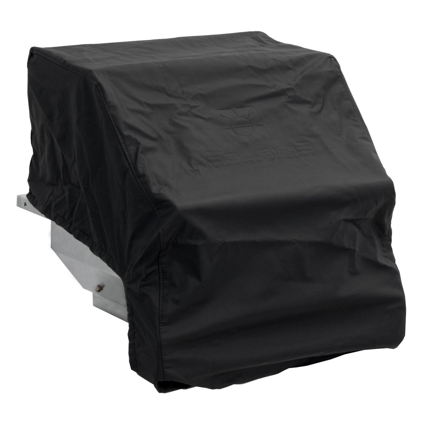 Solaire 21-inch built-in grill cover, dark fabric with protective draw-tape hem