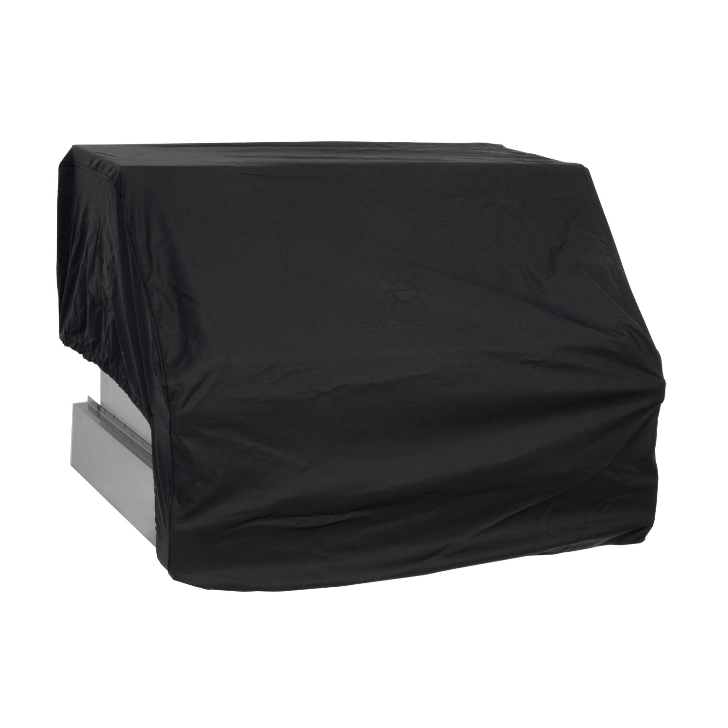 36-inch built-in grill cover, black fitted fabric with elastic hem