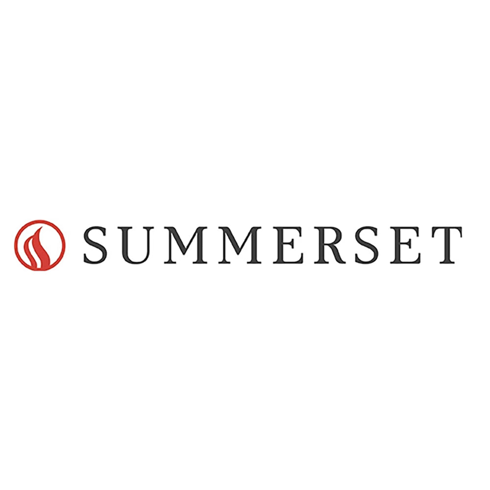 Vinyl grill cover with Summerset logo