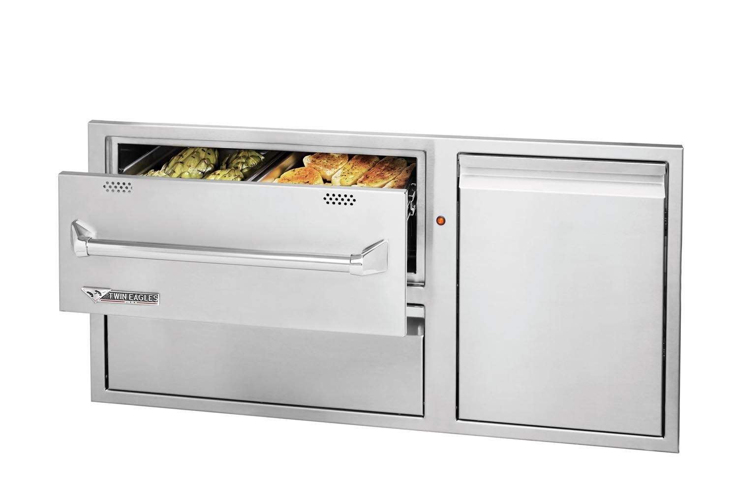 Twin Eagles Warming Drawer Combo, 42x20.75-Inch