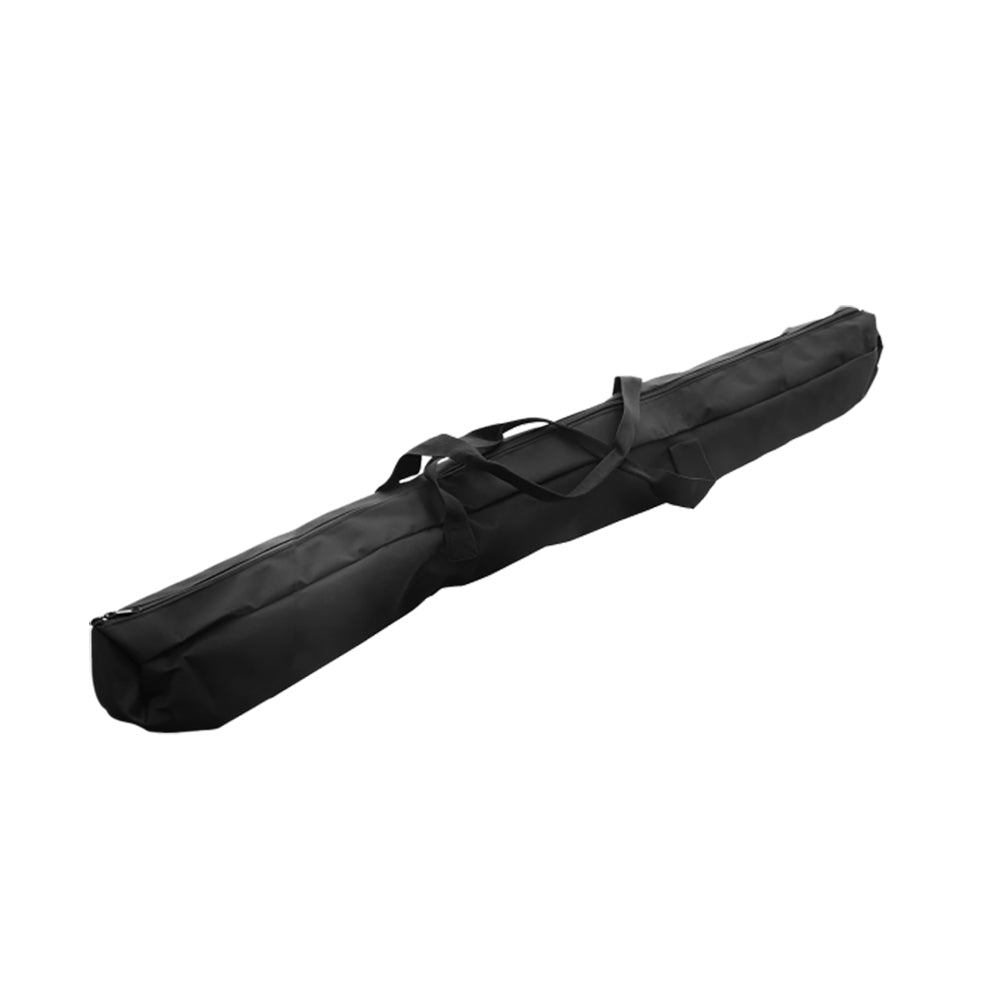Rotisserie grill bag, long black carry bag with front strap handle