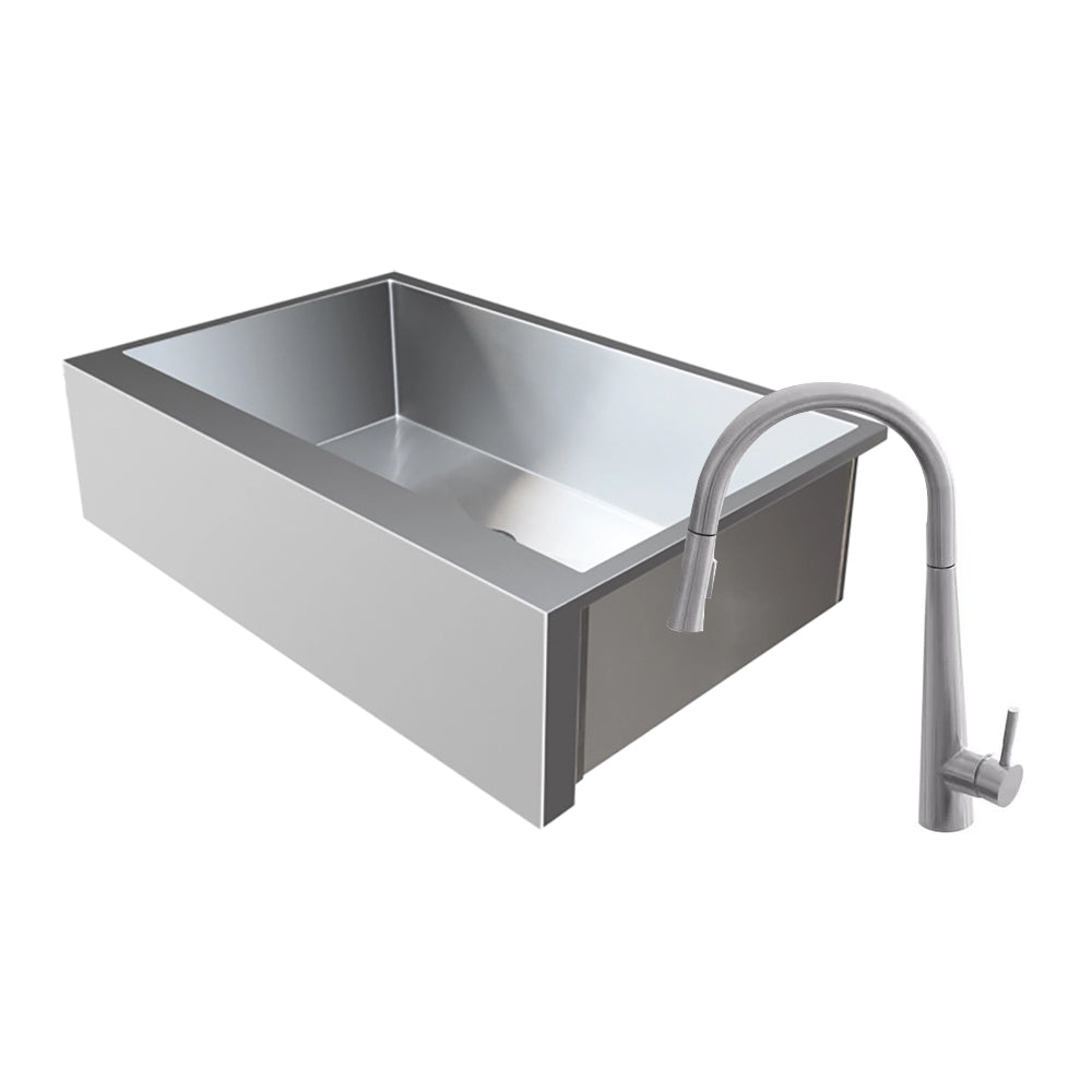 TrueFlame 32-Inch Outdoor Rated Farmhouse Sink