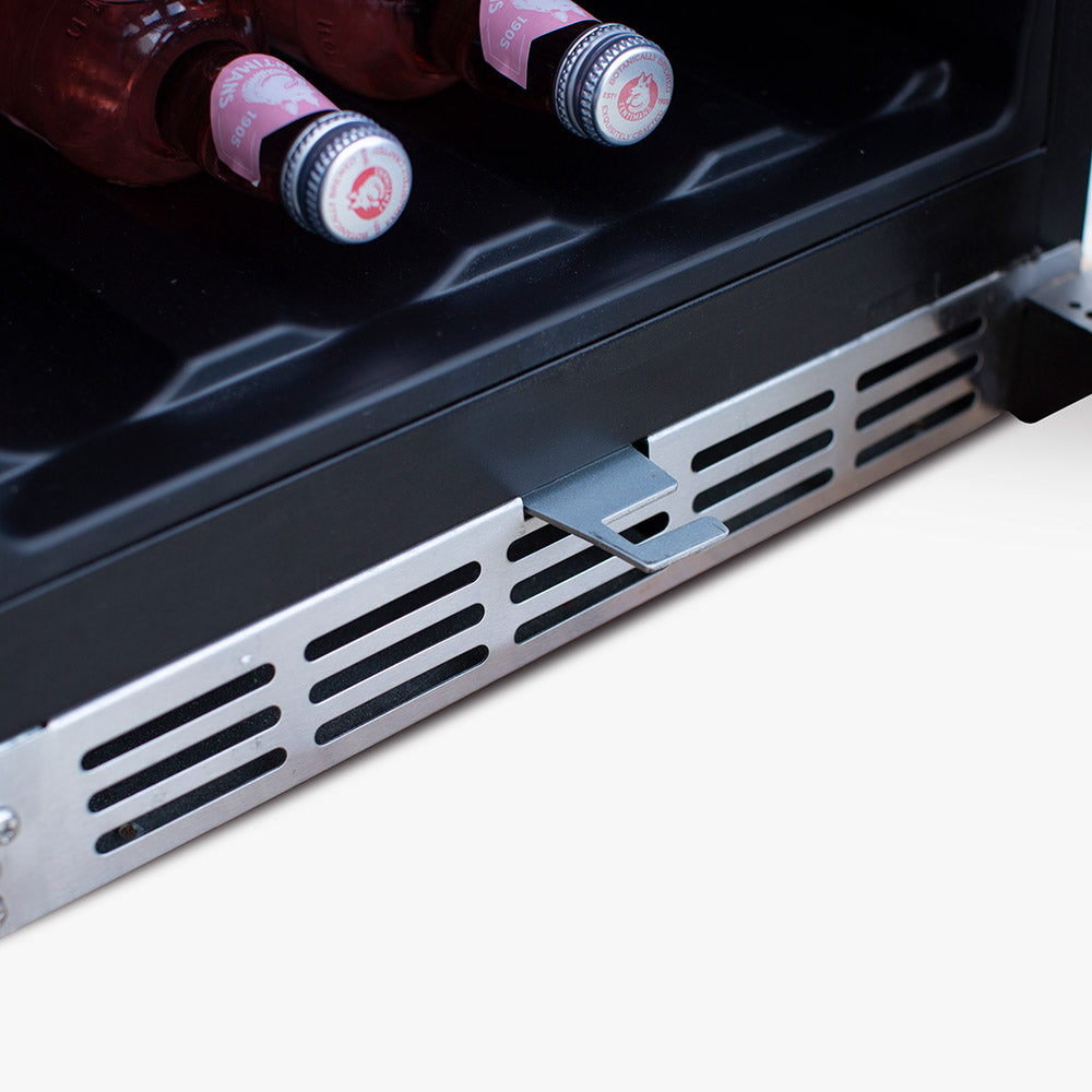 TrueFlame Outdoor Rated Dual Zone Wine Cooler, 15-Inches