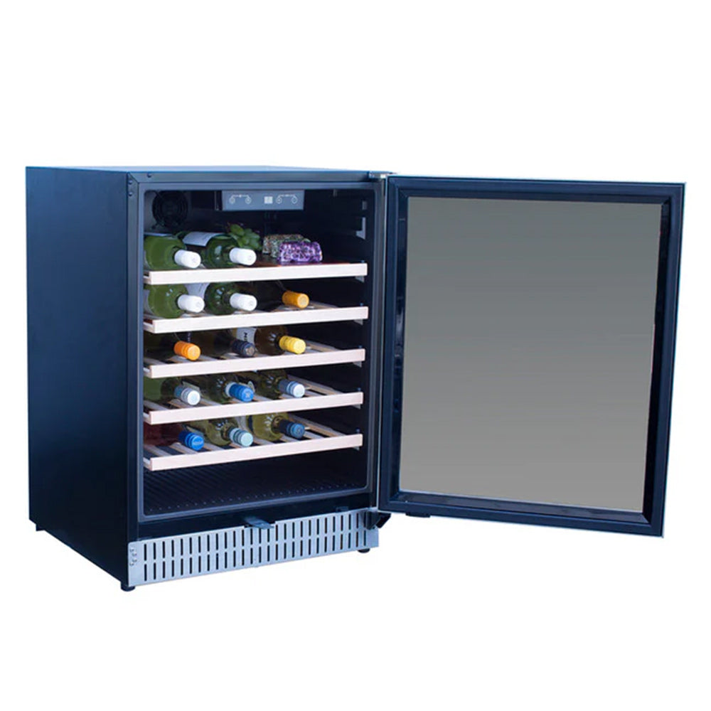 TrueFlame Outdoor Rated Wine Cooler, 24-Inches