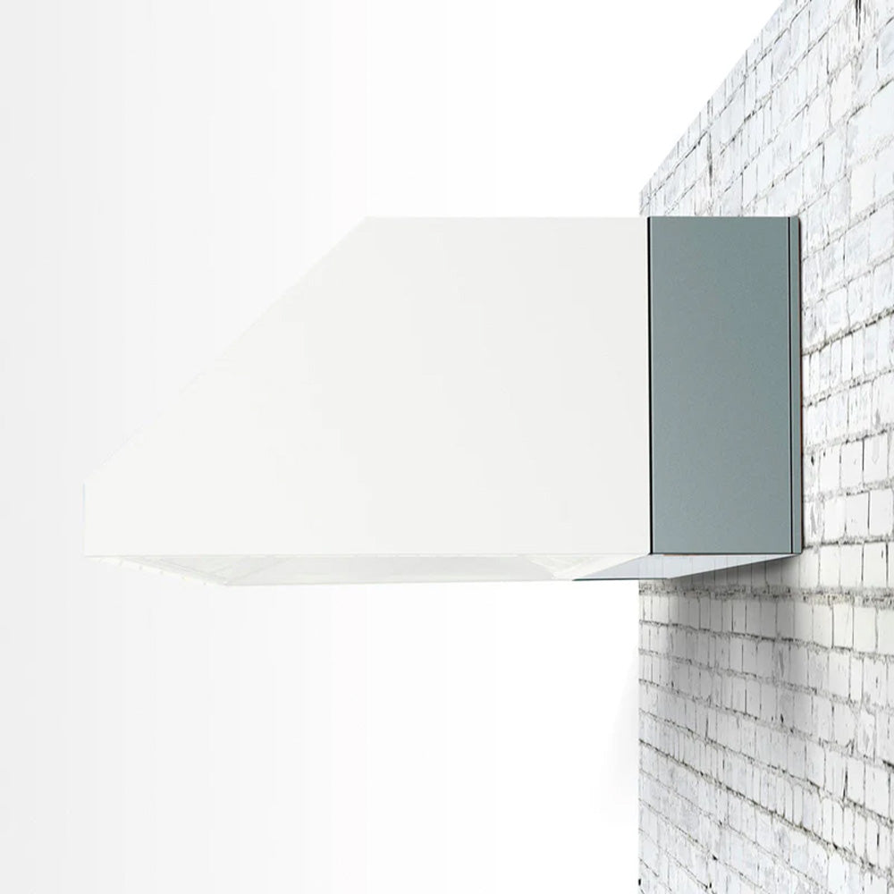 Wall-mounted vent hood with spacer bracket